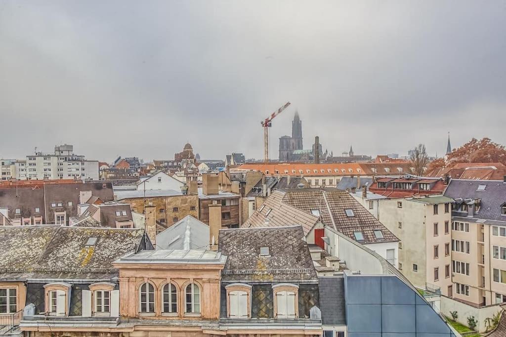 Panorama Cathedrale - Appt Lumineux Avec Parking Prive Daire Strazburg Dış mekan fotoğraf